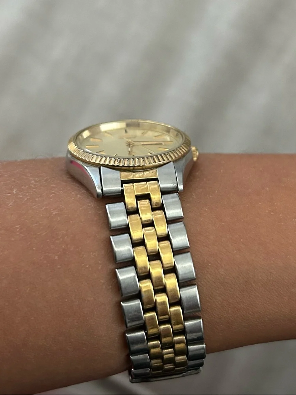 Vintage Citizen Quartz Day-Date Two-Tone Watch — Japan
